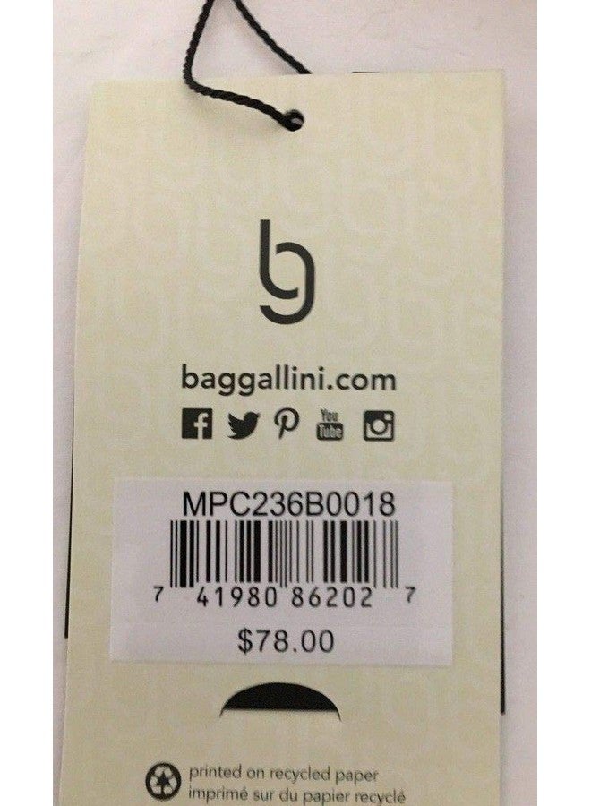 Baggallini Pocket Crossover Crossbody Fabric Bag Charcoal - Image 3