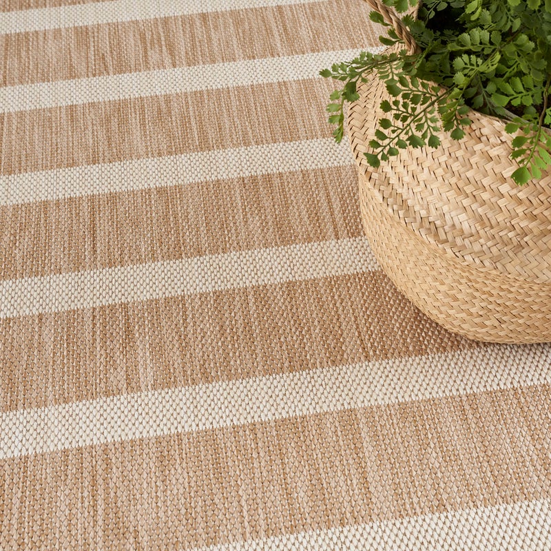 Nourison Home Positano Beige Ivory 4' x 6' Area Rug - Easy Clean, Non Shedding, Bed Room, Living Room, Dining Room, Kitchen (4' x 6') - Image 5