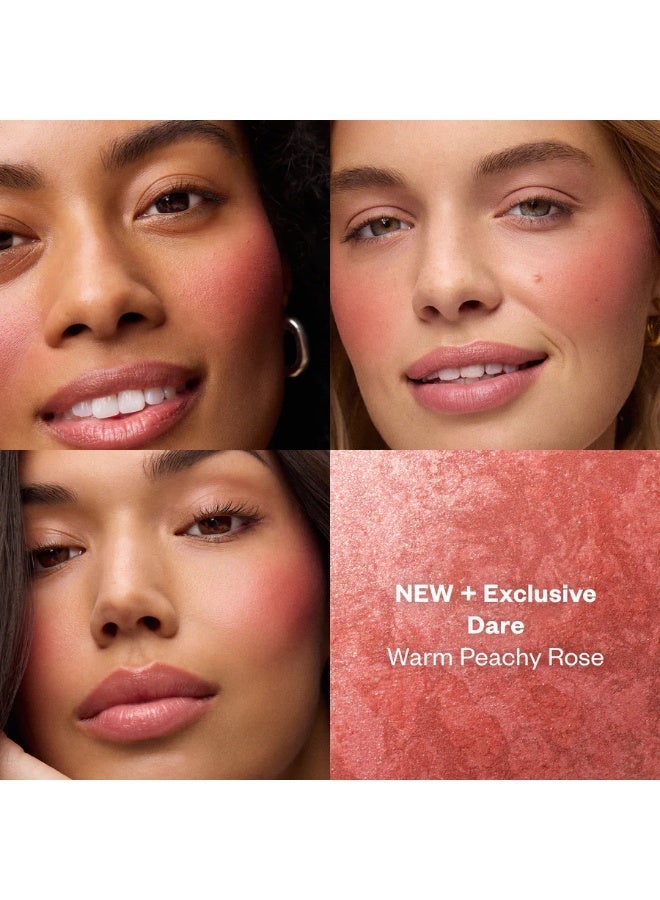 كوساس Kosas Mini Blush is Life Trio Baked Dimensional Blush - Image 4