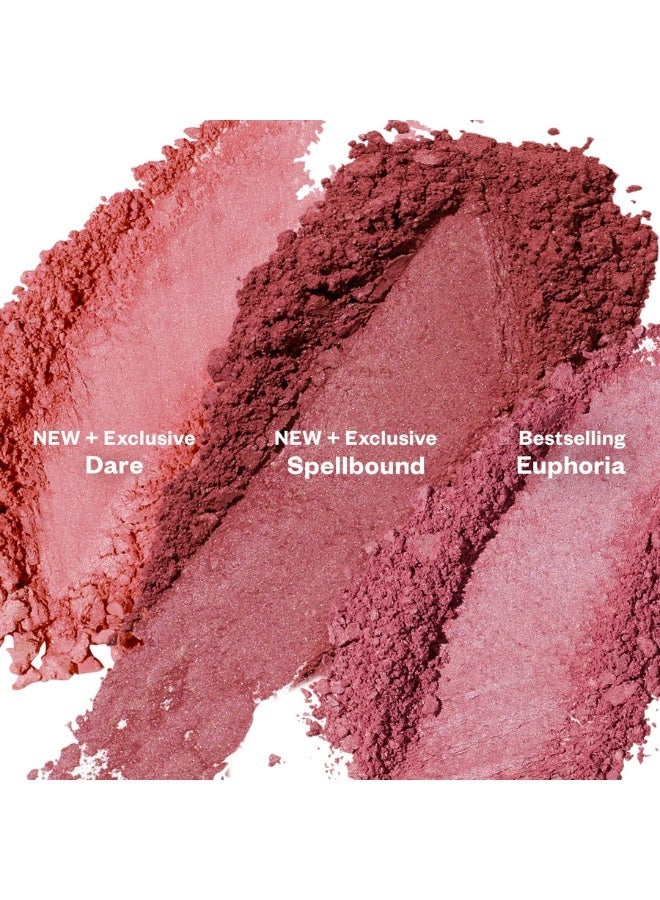 كوساس Kosas Mini Blush is Life Trio Baked Dimensional Blush - Image 5