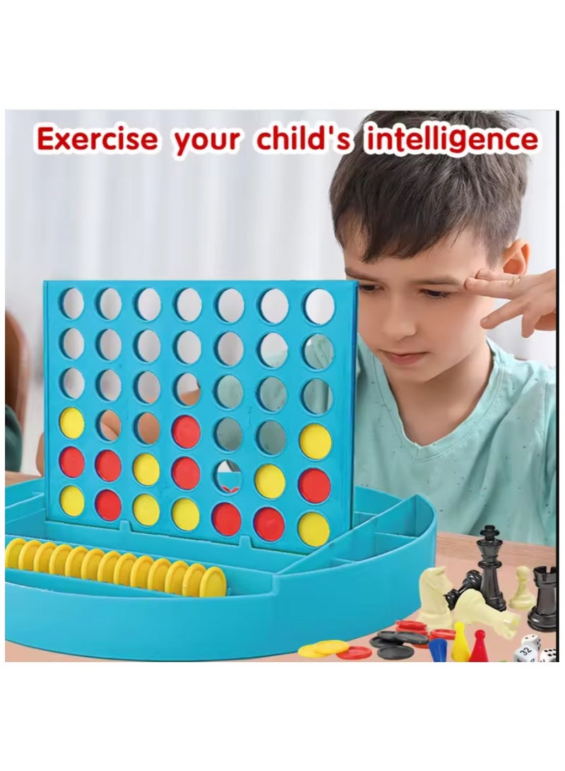 Toy Box 6 in 1 Board Game Chess, Ludo, Snakes & Ladder, Chinese Checkers Games – Family Board Game 2-4 Players for Kids and Adults - Image 3