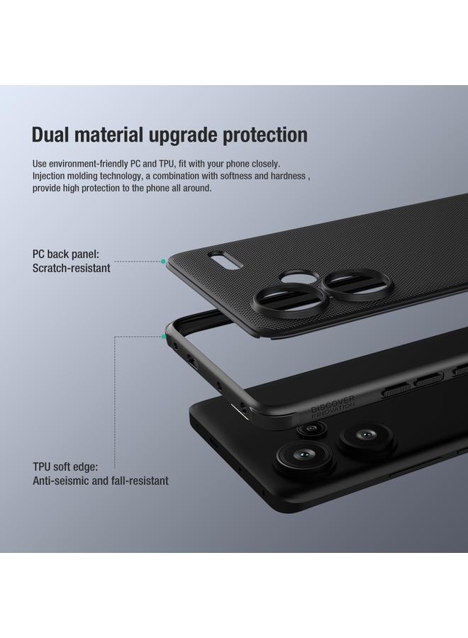 Nillkin Case For Xiaomi Redmi Note 13 Pro+ 5G Frosted Shield Pro PC + TPU Phone Case - Image 4