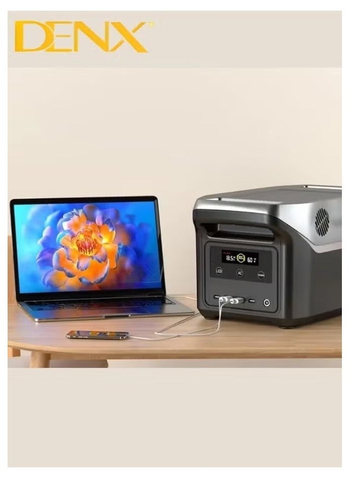 Denx 450W Portable Power Station – Travel-Friendly Energy Saving Power Supply with Outdoor Lights & Multi-Port Fast Charging - Image 1