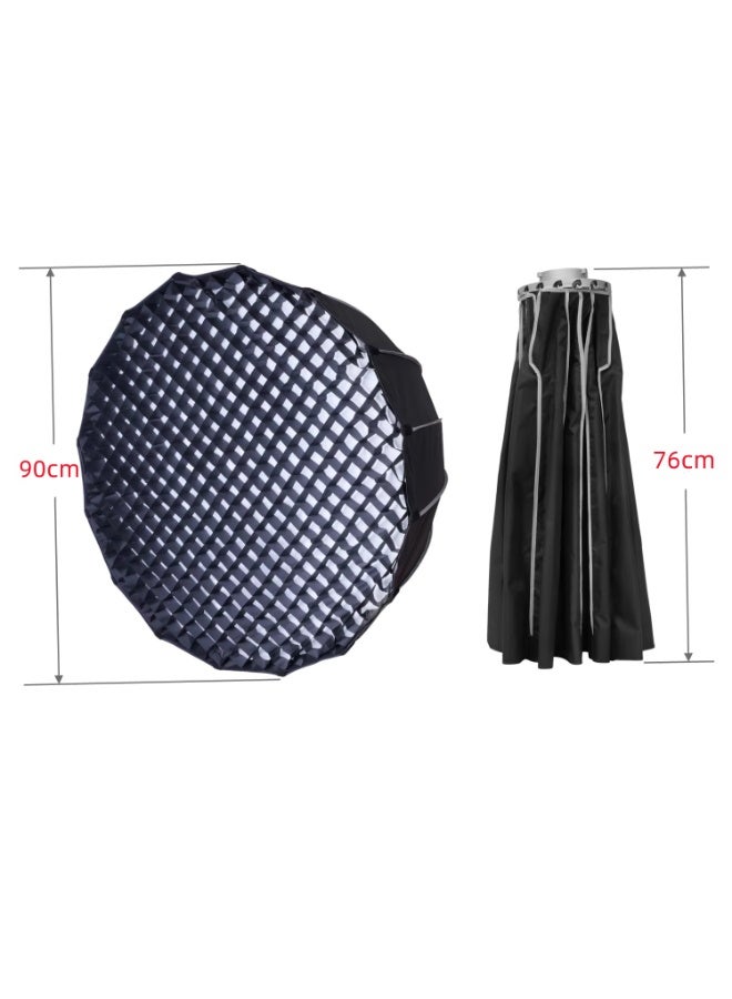 FX Studio P-Line Deep Parabolic Softbox with Grid (90cm) - Image 2