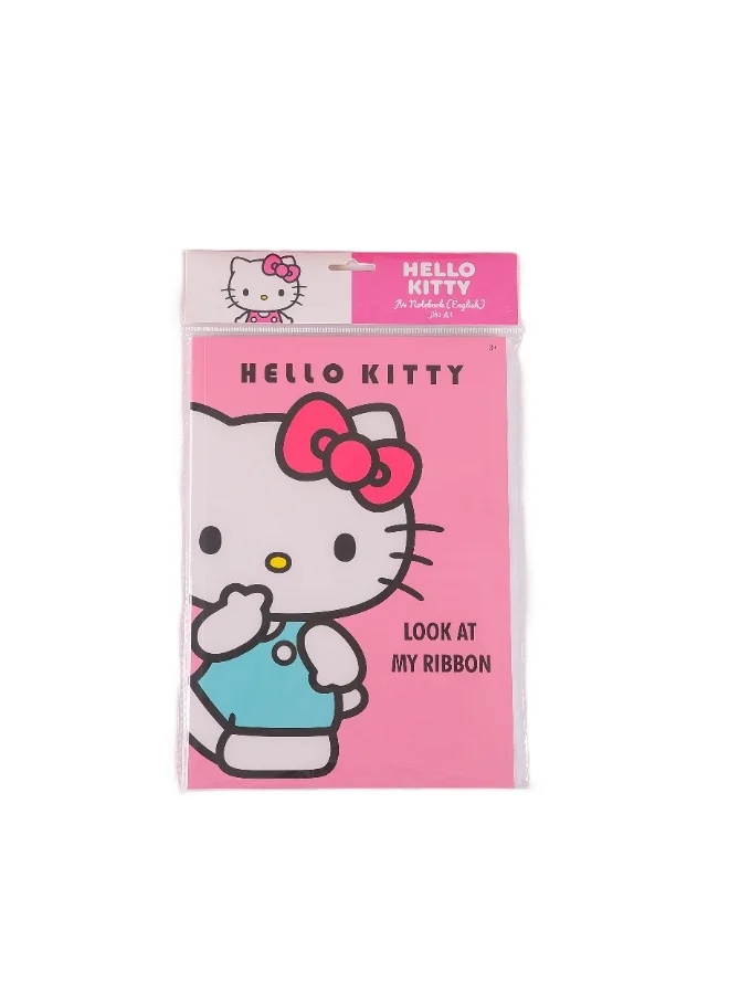 سانريو Sanrio Hello Kitty Look At My Ribbon A4 Notebook (English)