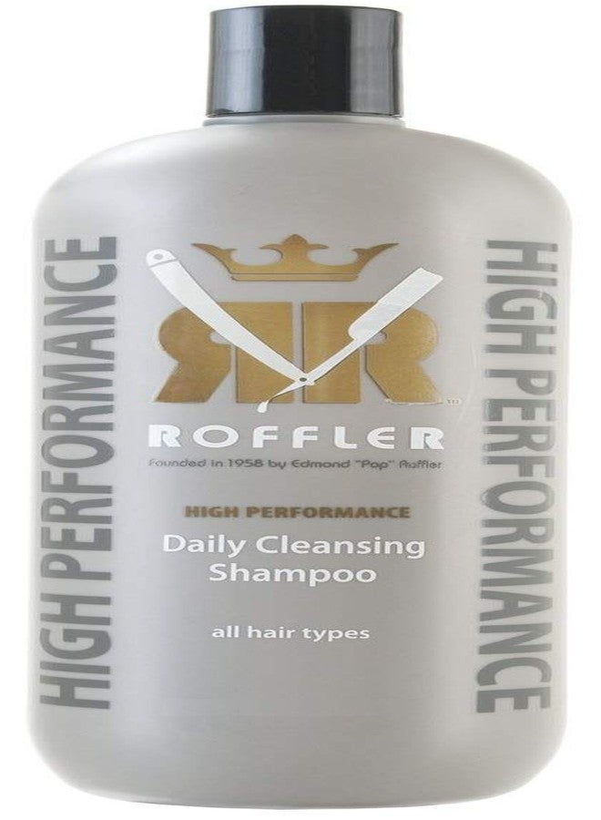 Roffler High Performance Daily Cleansing Shampoo All Hair Types Professional Pro 12OZ Large Size 12-OZ