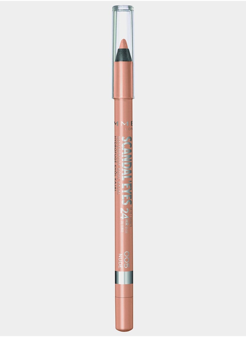 RIMMEL LONDON Scandaleyes Waterproof Kohl Kajal 005 Nude 