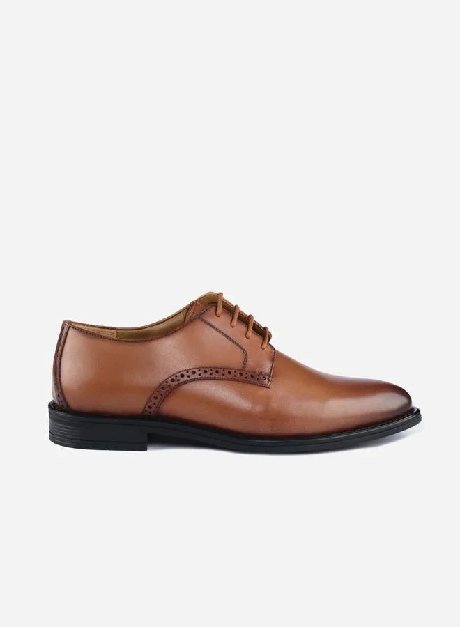 Take Two Solid Almond Toe Derby Shoes By Heel Your Sole