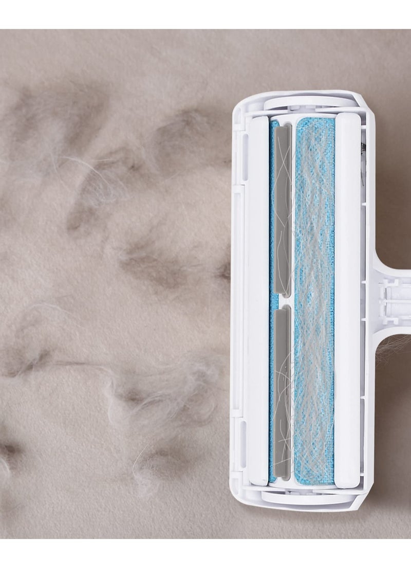 دايتويز بكرة إزالة شعر الحيوانات الأليفة - مزيل الوبر - أداة سهلة لجمع شعر الحيوانات الأليفة - مجرفة وفرشاة ذاتية التنظيف قابلة لإعادة الاستخدام - لتنجيد الأثاث - السجاد والفراش - Image 3