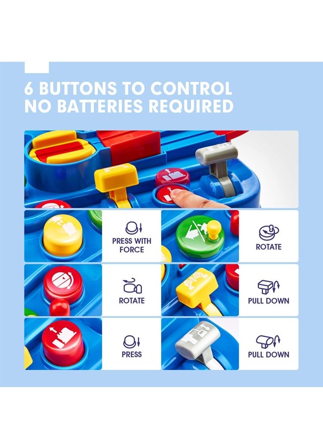 هالامودو مسار سباق السيارة للأطفال عمرهم 4-8, مسار سباق كبير, لعب سيارة للأطفال للأولاد عمرهم 3 سنوات, مسار سباق للأطفال الصغار 1-3, مجموعة المدينة مع 4 سيارات صغيرة ومروحية, هدايا عيد ميلاد تعليمية - Image 3