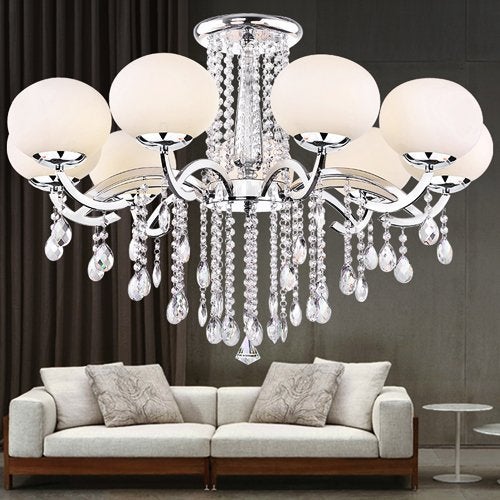 Fushing 20Pcs Chandelier Crystals, Clear Teardrop Crystal Chandelier Pendants Parts Beads, Hanging Crystals for Chandeliers (38mm, Clear) - Image 5