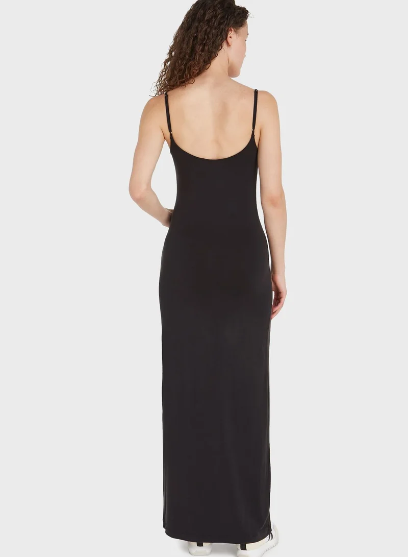 Calvin Klein Jeans Spaghetti Strap Maxi Dress