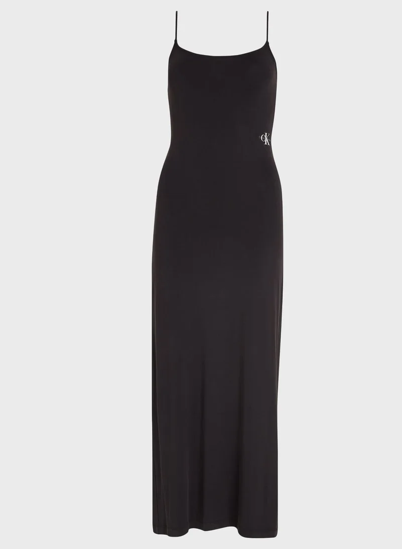 Calvin Klein Jeans Spaghetti Strap Maxi Dress