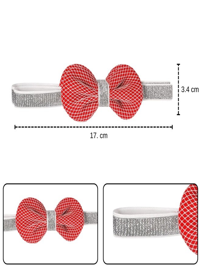 التعارف مجموعة آنا كرييشنز من 3 قطع من عصابات الرأس للأطفال، فائقة النعومة ومرنة، متعددة الألوان، مزينة بالزهور والفيونكات، إكسسوارات شعر للأطفال الرضع والصغار. - Image 3
