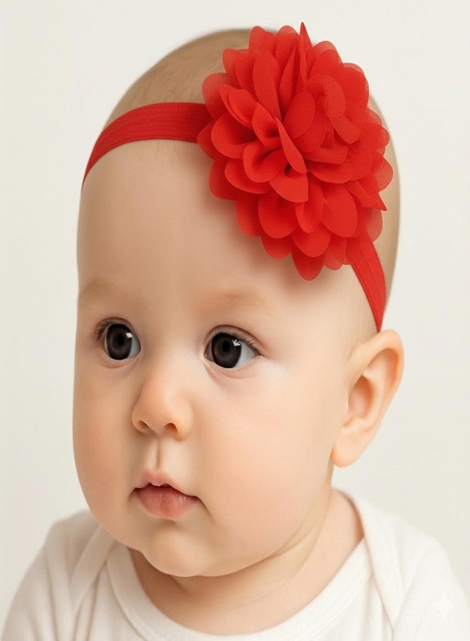 التعارف مجموعة آنا كرييشنز من 3 قطع من عصابات الرأس للأطفال، فائقة النعومة ومرنة، متعددة الألوان، مزينة بالزهور والفيونكات، إكسسوارات شعر للأطفال الرضع والصغار. - Image 4