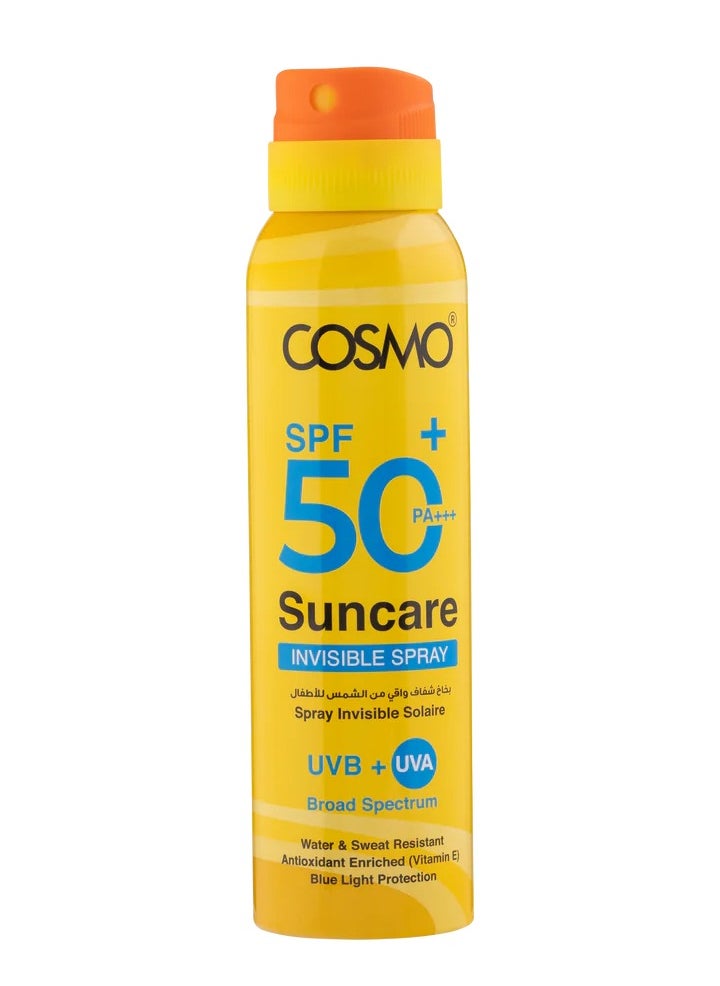 COSMO Cosmo Suncare Invisible Spray SPF 50 PA+++ 150ml UVB/UVA Protection 