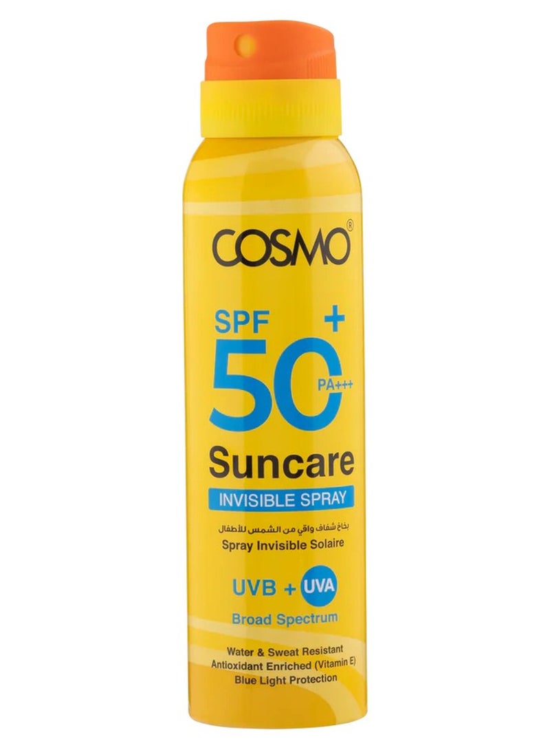 Cosmo Suncare Invisible Spray SPF 50 PA+++ 150ml UVB/UVA Protection