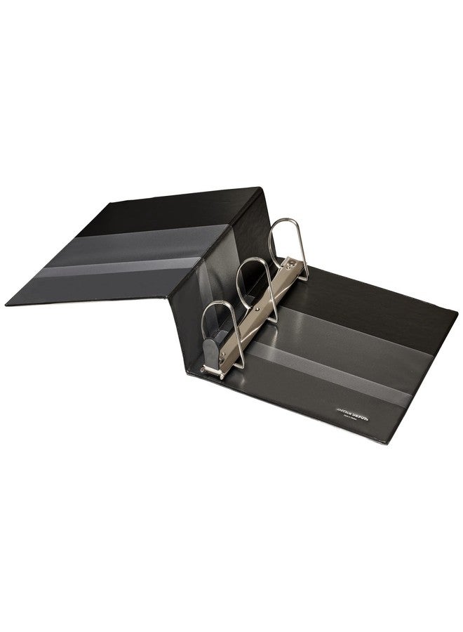 أوفيس ديبوت مجلد Office Depot® شديد التحمل بثلاث حلقات، حلقات على شكل حرف D مقاس 3 بوصات، أسود، 49% مواد معاد تدويرها، عبوة من قطعتين - Image 4