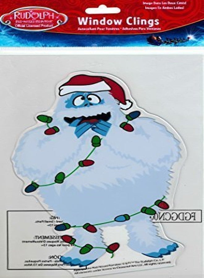 ProductWorks Rudolph the Red-Nosed Reindeer Gel Window Cling (Abominable Snow Monster)
