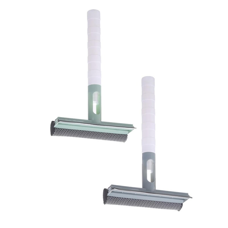 Double Sided Glass Cleaning Squeegee With Spray Bottle 2 Pack Random Color - Image 2