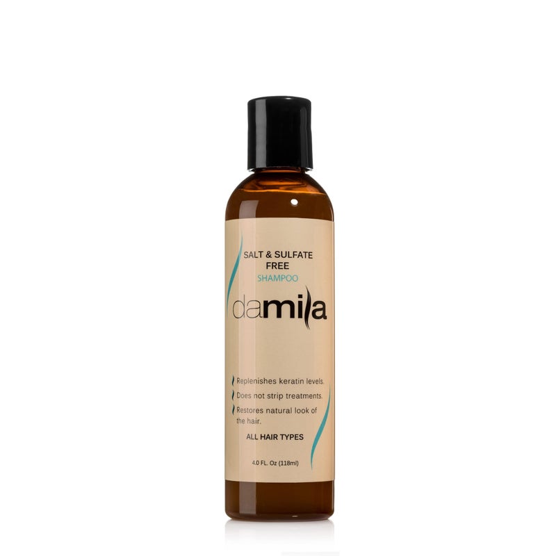 damila Salt & Sulfate Free Shampoo for Keratin and Color Treated Hair - Perfect for Damaged, Frizzy, Curly or Dry Hair (16.9 Fl Oz) - Image 1