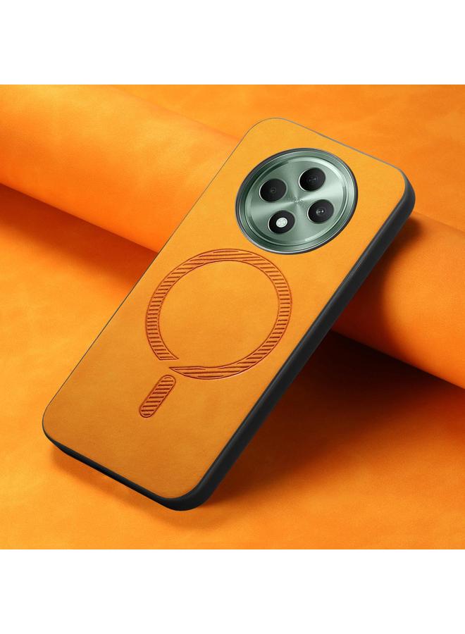 اس-توب جراب خلفي مغناطيسي من البولي يوريثان لهاتف OPPO Reno12 F 5G Retro Magsafe - Image 4