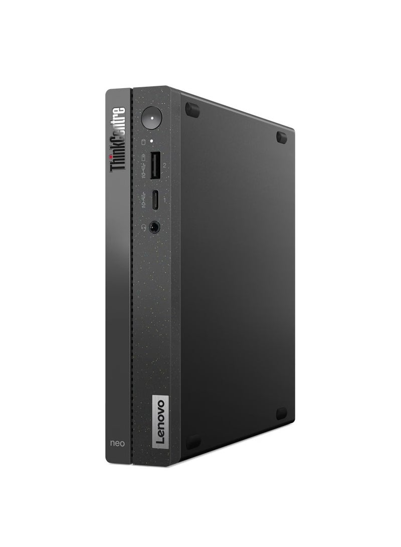 Lenovo ThinkCentre neo 50q Gen 4 Tiny Tower With Core i5-13420H Processor/8GB RAM DDR4/512GB SSD M.2/Integrated UHD Graphics/DOS(Without Windows)/ Black - Image 1