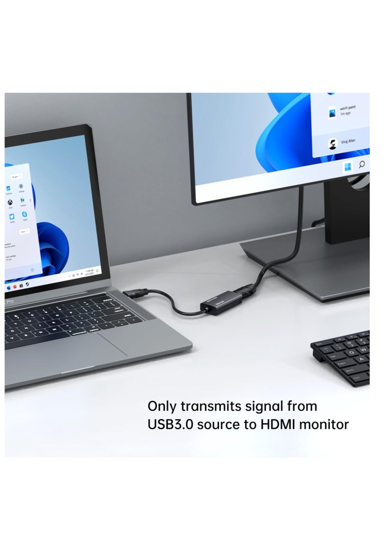 USB 3.0 to HDMI Adapter for PC Laptop Monitor Projector and TV, Compatible with Mac OS and Windows - Image 3