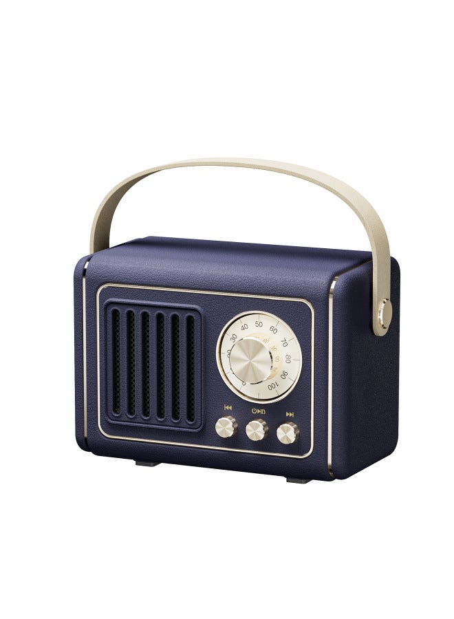 نيوترل مكبر صوت بلوتوث صغير مبدع بتصميم رجعي، محمول للاستخدام الخارجي، يدعم USB وبطاقة TF، عالي الجودة مع راديو FM، مكبر صوت صغير الحجم - Image 5