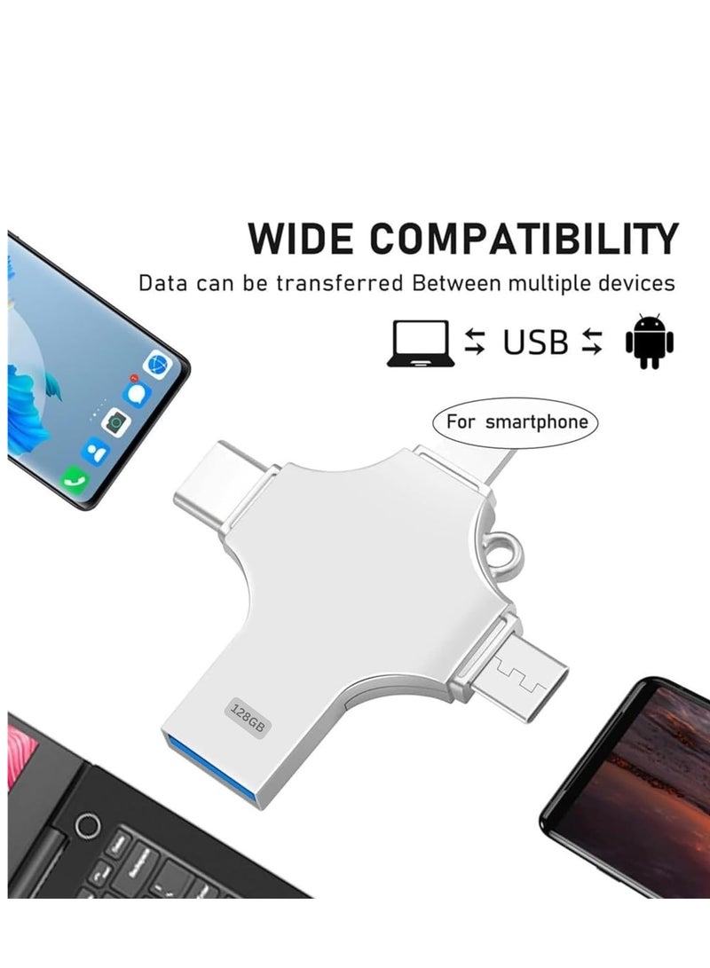 JAJEEK NEW Flash Drive Compatible with iPhone 256GB - USB Memory Stick, Photo Stick, External Storage Thumb Drive for iPhone, iPad, Android, and Computer - Easy Data Transfer & Backup - Image 5