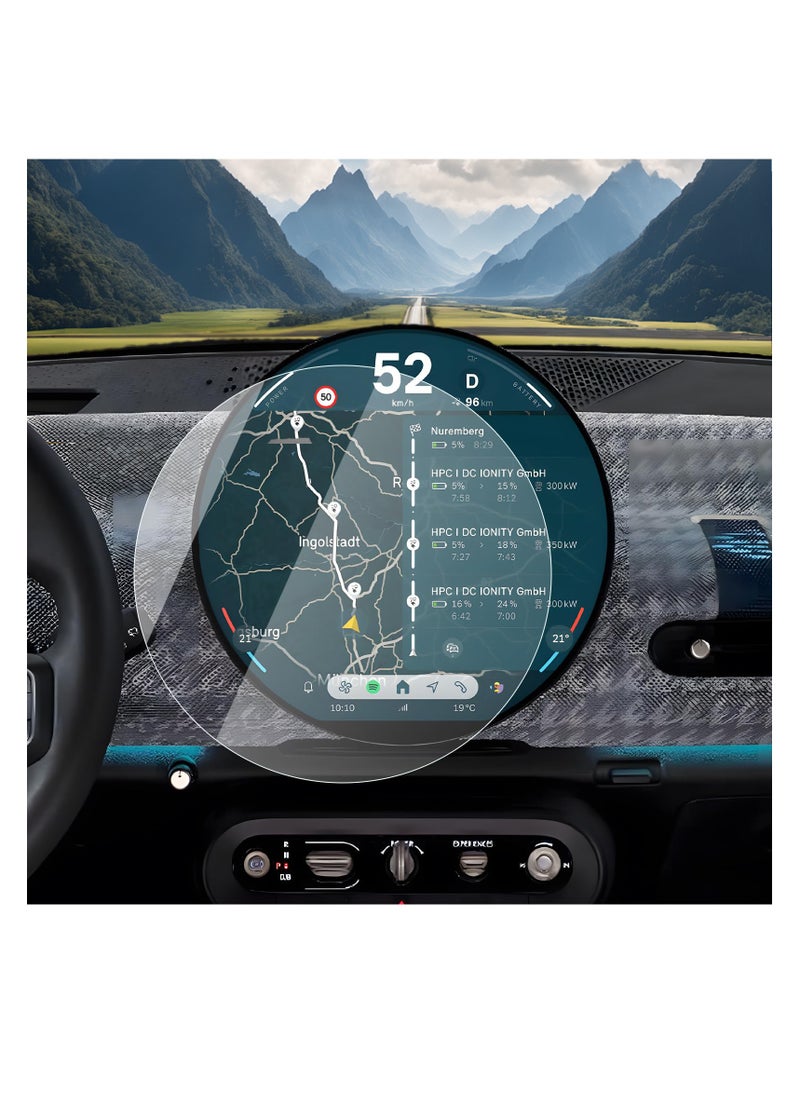 Excefore Mini Cooper Screen Protector for 2024-2025 Mini Cooper, Mini Countryman F60, Mini Aceman, 9.4" PET Plastic Touchscreen Infotainment Display, 2PCS, Durable Mini Cooper Accessories  - Image 1