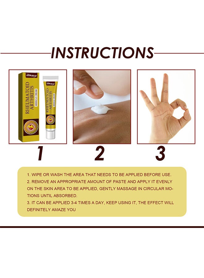 ساوث مون كريم معجزة التهاب المفاصل الروماتويدي كريم آلام المفاصل يخفف من داء الفقار العنقي، وخدر الألم في العمود الفقري القطني، وكريم موضعي لمفاصل الركبة - Image 3