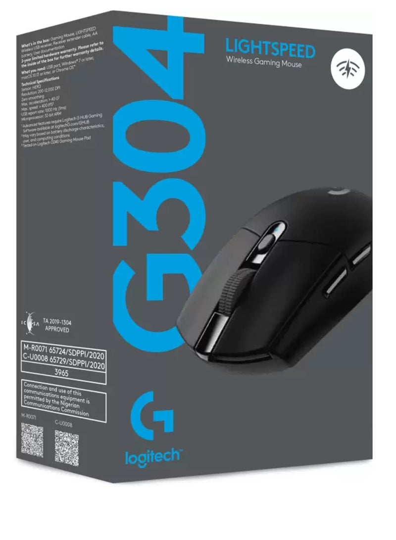 Logitech G304 Lightspeed Wireless Gaming Mouse Black - Image 5