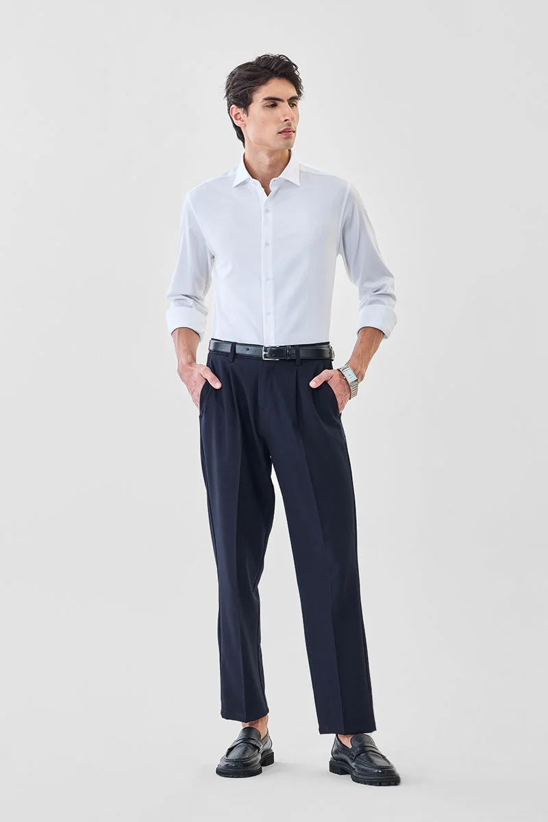 SNITCH قميص قطني فاخر بقصة ضيقة