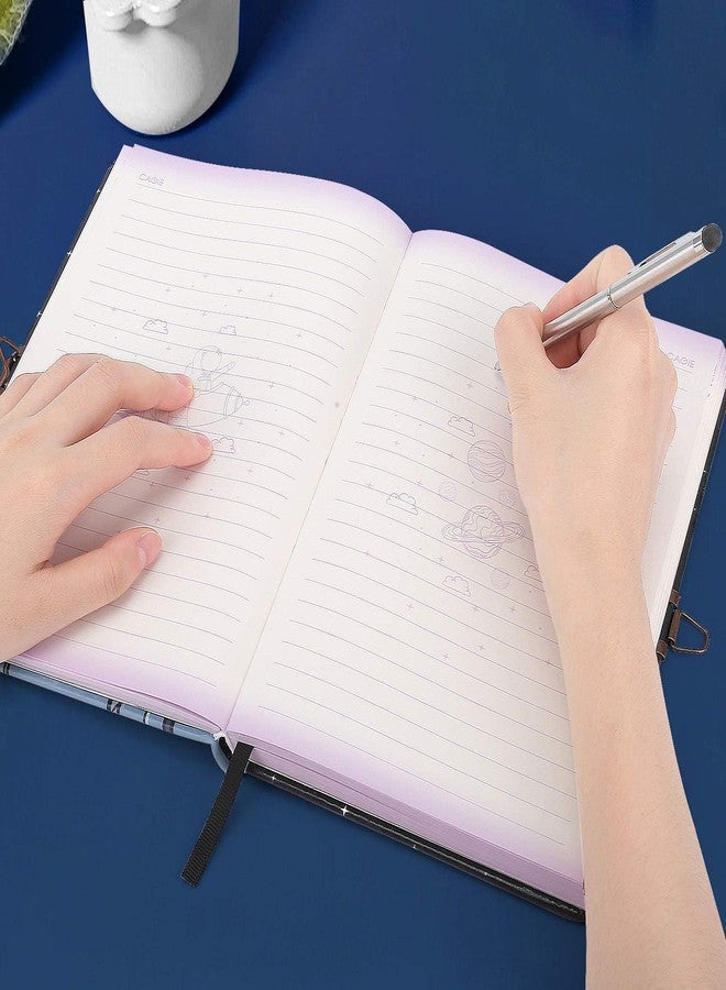 TECHNOCHITRA® Secret Space Astronaut Diary with Lock and Key Journal - Image 5