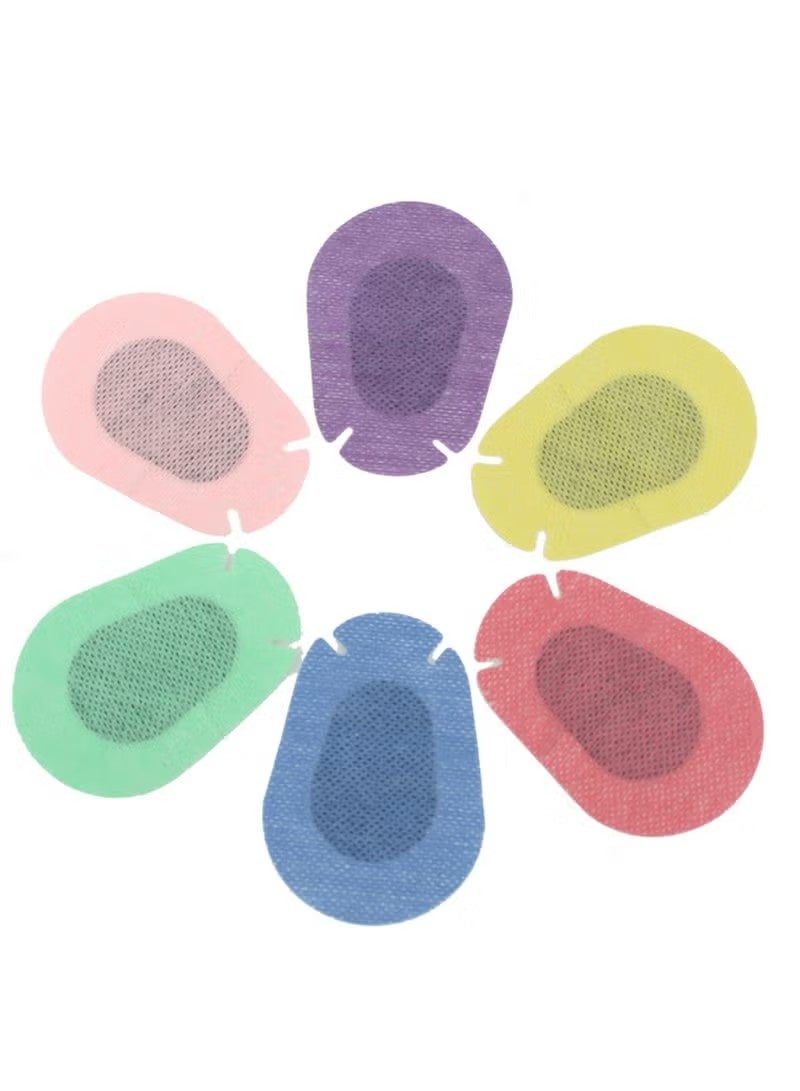 Unewshi 30 Pcs Adhesive Eye Pads for Children, Disposable Eye Patches for Amblyopia, Light Blocking, Eye Protection, 5 Assorted color - Image 3