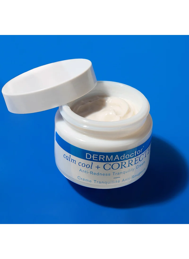 DERMAdoctor Calm Cool & Corrected Anti-Redness Cream for Rosacea and Sensitive Skin Relief 50 mL