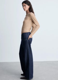 MANGO Casual Pointelle Crew Neck T-Shirt  - Image 3