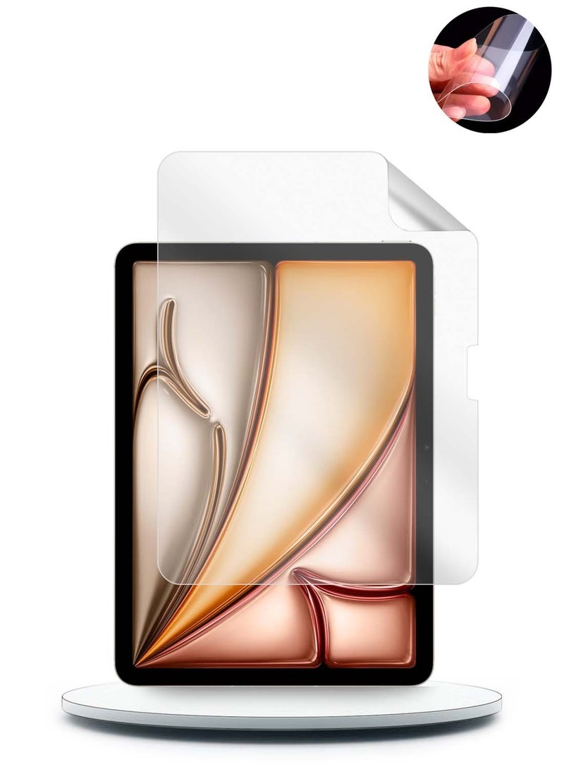 CHAPPELINE Apple iPad Air 2025 (7th Generation) M3 13 inch Nano Ceramic Full Glue Full Cover Matte Flexible Screen Protector (TSCNMN) - Clear - Image 1