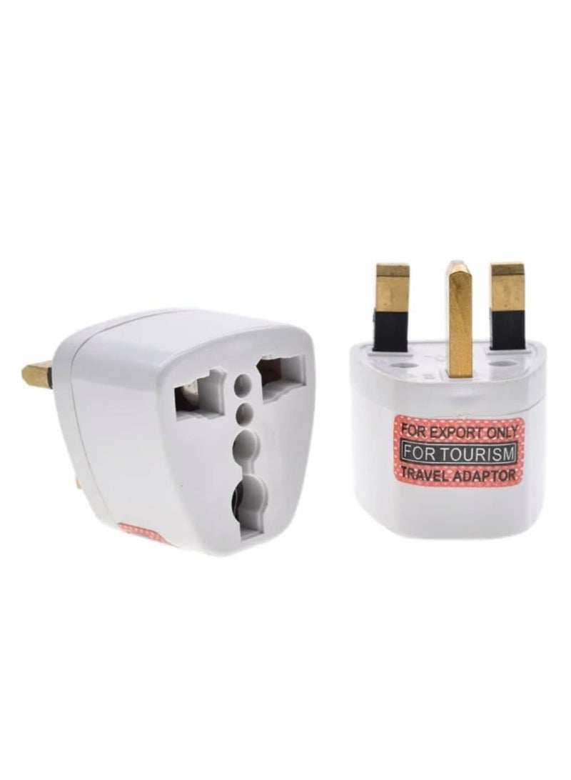 Universal Power Plug for UAE/KSA/UK/HK, 3 Pin Travel Adapter, Power Converter Socket  - Image 1