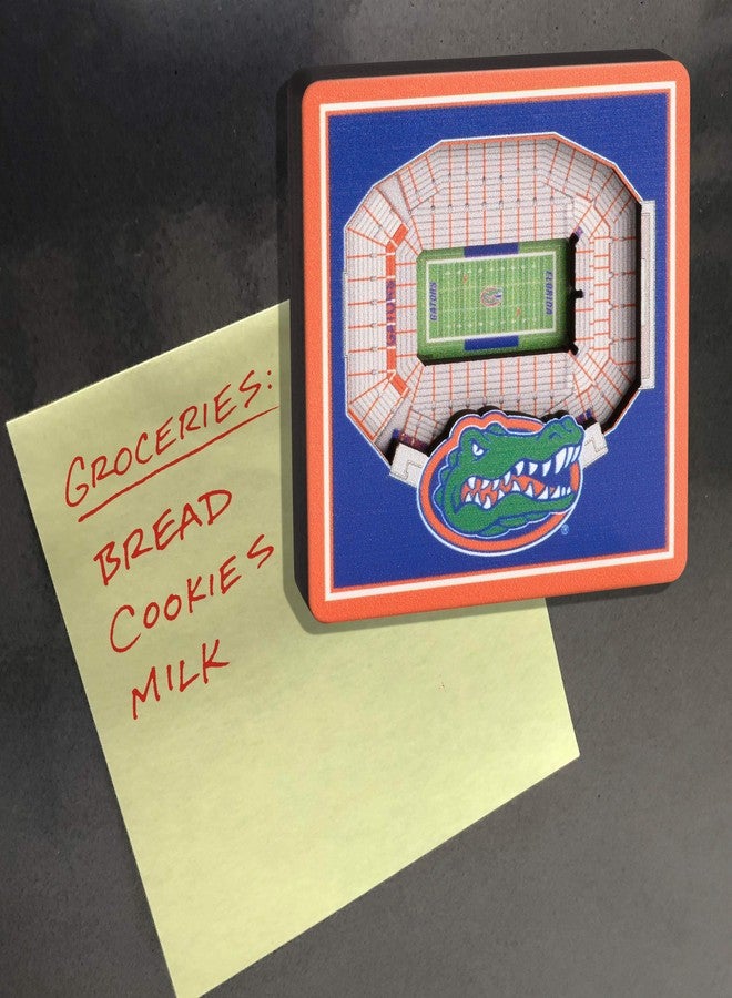 YouTheFan NCAA Florida Gators 3D StadiumView Magnets - Ben Hill Griffin Stadium - Image 5