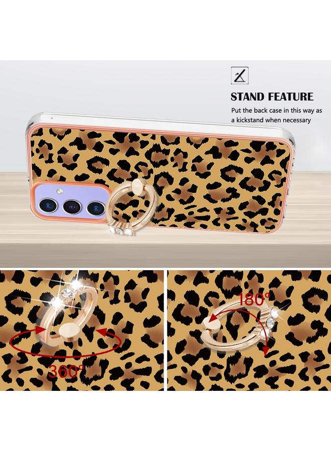 erorex Case For Samsung Galaxy A16 5G Electroplating Dual-side IMD Phone Case with Ring Holder - Image 3