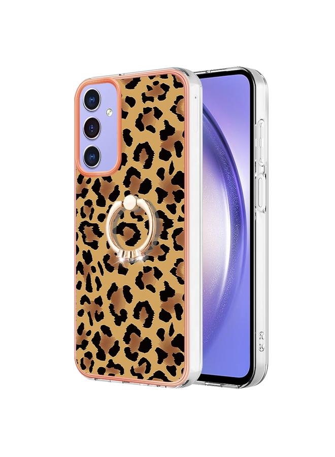 erorex Case For Samsung Galaxy A16 5G Electroplating Dual-side IMD Phone Case with Ring Holder - Image 1