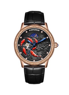 KIMSDUN Hollow automatic mechanical watch moon phase watch men's waterproof watch  - Image 1