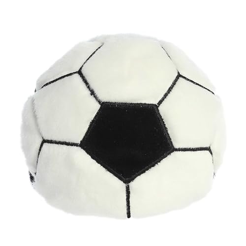 Aurora® Adorable Palm Pals™ Striker Soccerball™ Stuffed Animal - Pocket-Sized Play - Collectable Fun - Black 5 Inches - Image 4