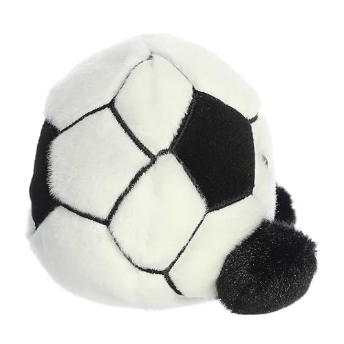 Aurora® Adorable Palm Pals™ Striker Soccerball™ Stuffed Animal - Pocket-Sized Play - Collectable Fun - Black 5 Inches - Image 3