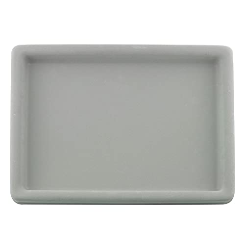 Tegg Bead Design Board 26.5 x 20 x 2cm Flocked Bead Board for Necklace Bracelet Jewelry Making DIY Craft Jewelry Organiser Design Tray, Gray - Image 1