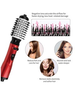 General 3 in 1 Hot Air Brush and 360° Rotating Hair Dryer for Dry Hair, Multitudet 3 in 1 Hair Dryer, Brush for Styling and Frizz Control, Dry Hair, Curls, Straighten Hair  - Image 2