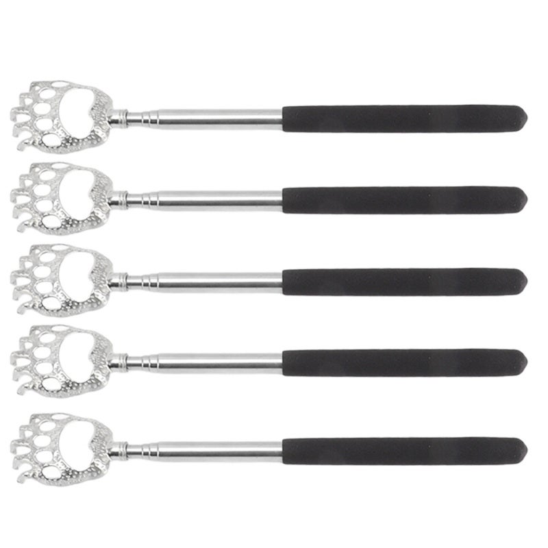 Telescopic Back Scratcher: Stainless Steel Foldable Handle, Relieve Hard-to-Reach Itching - Multi-Utility Body Pressing Tool for Home Travel Family Gift - Image 3