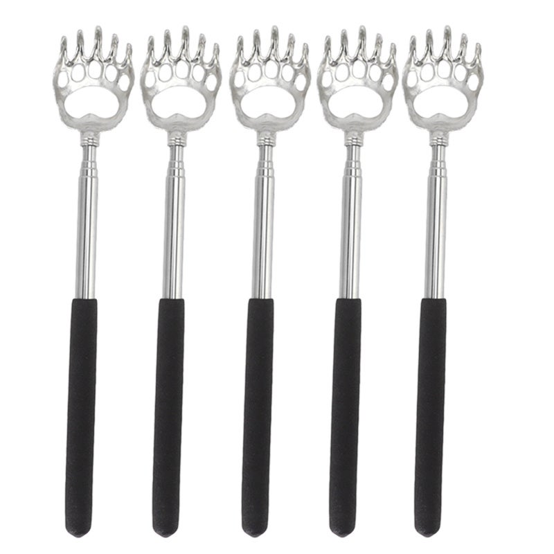 Telescopic Back Scratcher: Stainless Steel Foldable Handle, Relieve Hard-to-Reach Itching - Multi-Utility Body Pressing Tool for Home Travel Family Gift - Image 5